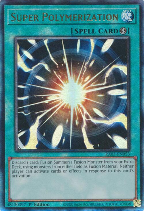 Super Polymerization (UTR) [RA03-EN053] Prismatic Ultimate Rare | Gam3 Escape