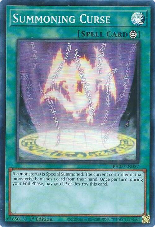 Summoning Curse [RA03-EN057] Super Rare | Gam3 Escape