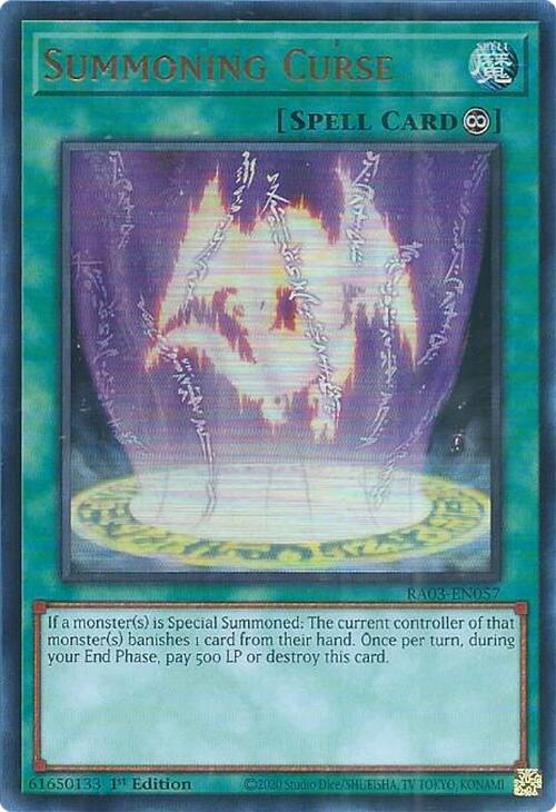 Summoning Curse (UR) [RA03-EN057] Ultra Rare | Gam3 Escape