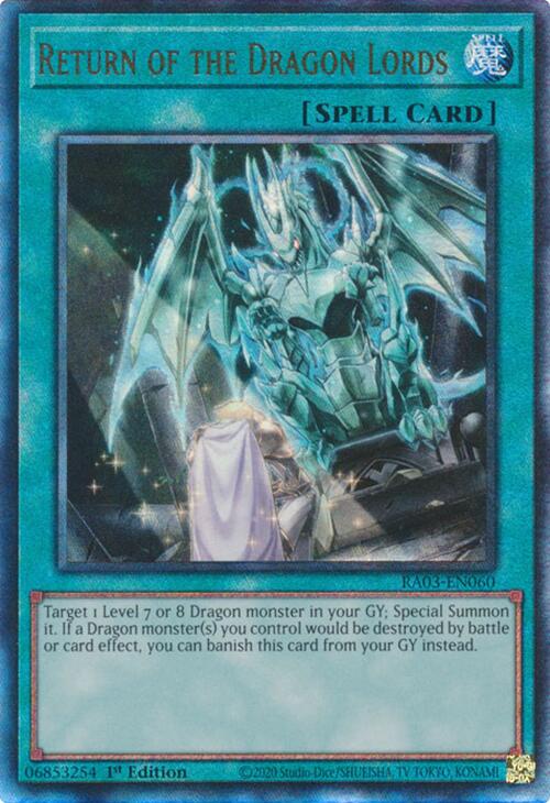 Return of the Dragon Lords (UTR) [RA03-EN060] Prismatic Ultimate Rare | Gam3 Escape