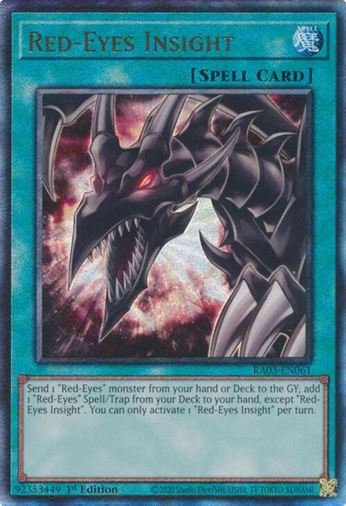 Red-Eyes Insight (UTR) [RA03-EN061] Prismatic Ultimate Rare | Gam3 Escape