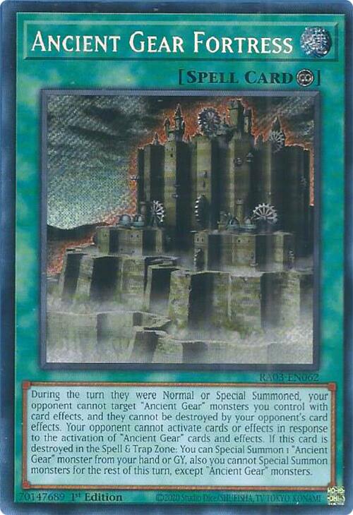 Ancient Gear Fortress (Secret Rare) [RA03-EN062] Secret Rare | Gam3 Escape