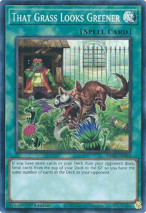 That Grass Looks Greener [RA03-EN063] Super Rare | Gam3 Escape