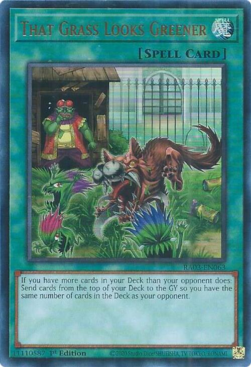 That Grass Looks Greener (UR) [RA03-EN063] Ultra Rare | Gam3 Escape