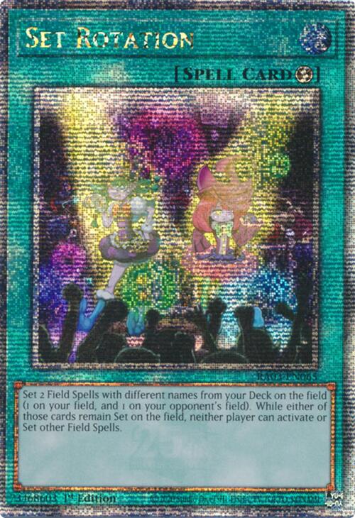 Set Rotation (Quarter Century Secret Rare) [RA03-EN065] Quarter Century Secret Rare | Gam3 Escape