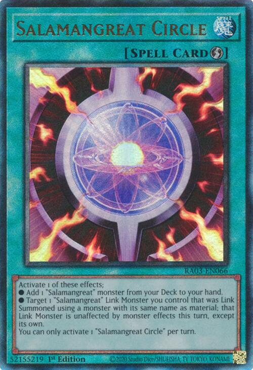 Salamangreat Circle (UTR) [RA03-EN066] Prismatic Ultimate Rare | Gam3 Escape