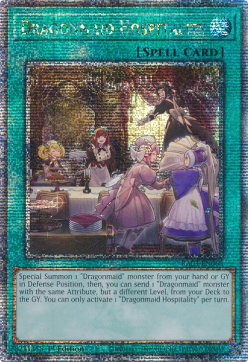 Dragonmaid Hospitality (Quarter Century Secret Rare) [RA03-EN068] Quarter Century Secret Rare | Gam3 Escape