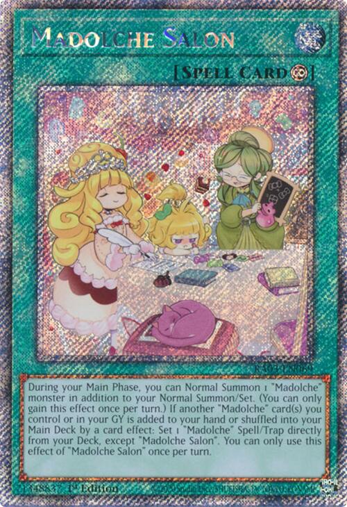 Madolche Salon (Platinum Secret Rare) [RA03-EN069] Platinum Secret Rare | Gam3 Escape