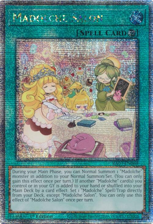 Madolche Salon (Quarter Century Secret Rare) [RA03-EN069] Quarter Century Secret Rare | Gam3 Escape