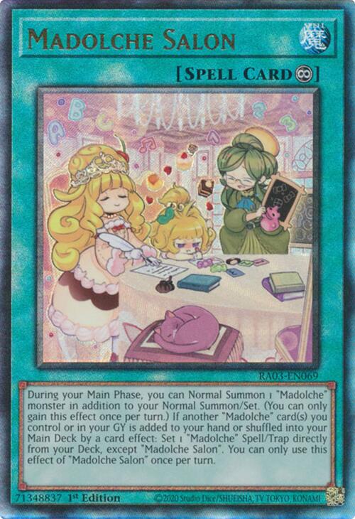 Madolche Salon (UTR) [RA03-EN069] Prismatic Ultimate Rare | Gam3 Escape