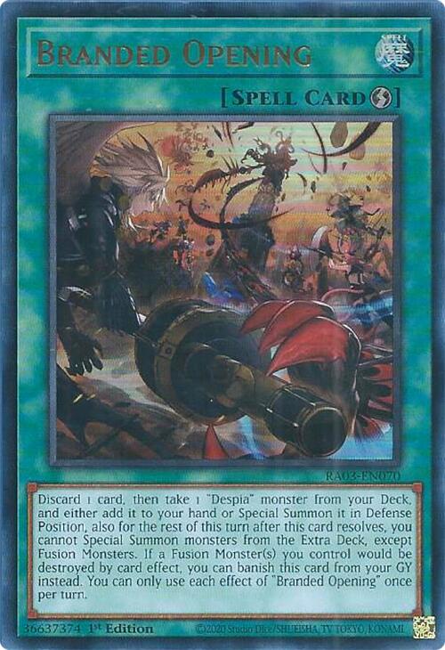 Branded Opening (UR) [RA03-EN070] Ultra Rare | Gam3 Escape