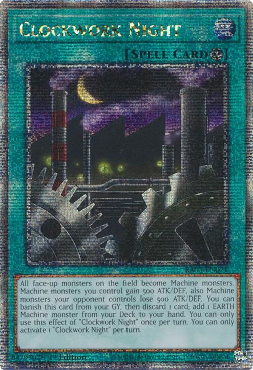 Clockwork Night (Quarter Century Secret Rare) [RA03-EN071] Quarter Century Secret Rare | Gam3 Escape