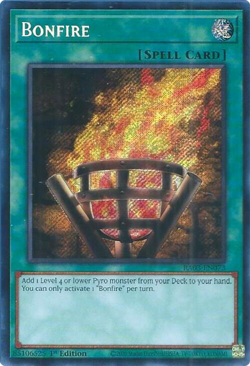Bonfire (Secret Rare) [RA03-EN073] Secret Rare | Gam3 Escape
