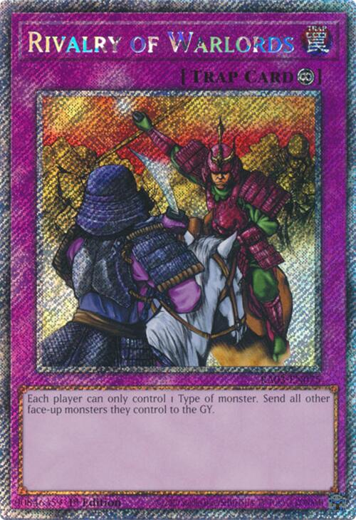 Rivalry of Warlords (Platinum Secret Rare) [RA03-EN075] Platinum Secret Rare | Gam3 Escape