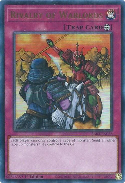 Rivalry of Warlords (UR) [RA03-EN075] Ultra Rare | Gam3 Escape