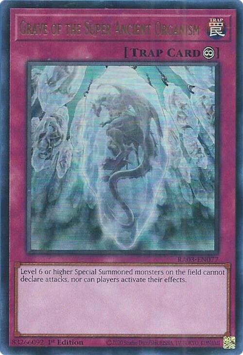 Grave of the Super Ancient Organism (UR) [RA03-EN077] Ultra Rare | Gam3 Escape