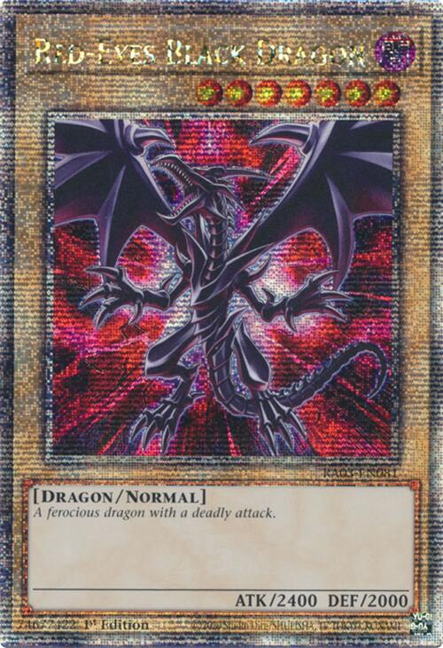 Red-Eyes Black Dragon (Quarter Century Secret Rare) [RA03-EN081] Quarter Century Secret Rare | Gam3 Escape