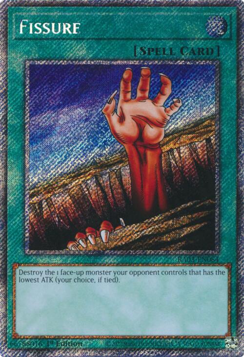 Fissure (Platinum Secret Rare) [RA03-EN084] Platinum Secret Rare | Gam3 Escape