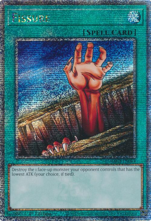 Fissure (Quarter Century Secret Rare) [RA03-EN084] Quarter Century Secret Rare | Gam3 Escape