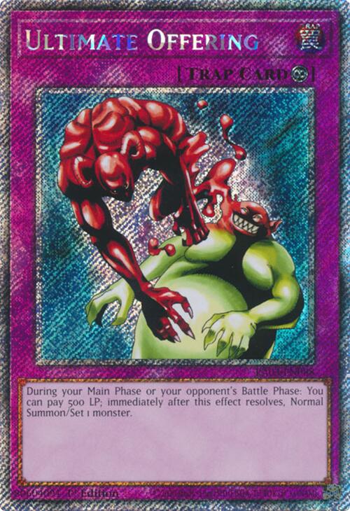 Ultimate Offering (Platinum Secret Rare) [RA03-EN088] Platinum Secret Rare | Gam3 Escape