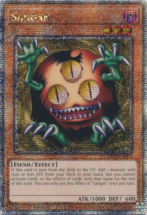 Sangan (Quarter Century Secret Rare) [RA03-EN089] Quarter Century Secret Rare | Gam3 Escape