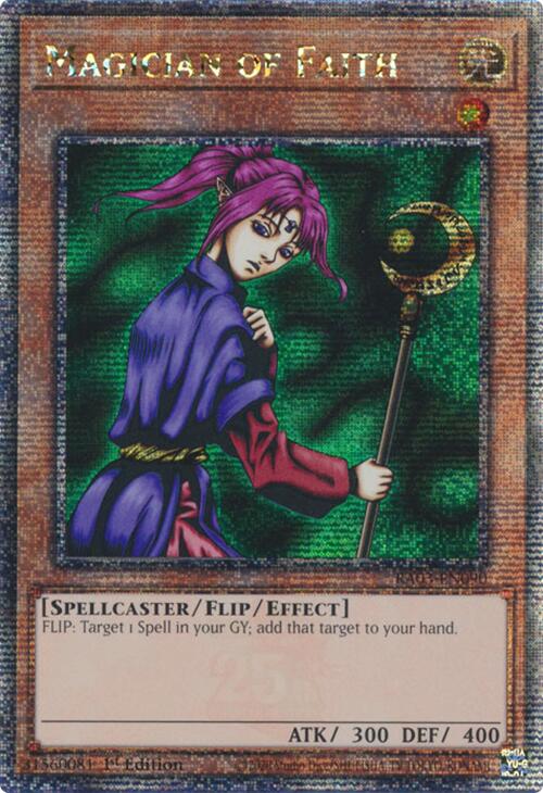 Magician of Faith (Quarter Century Secret Rare) [RA03-EN090] Quarter Century Secret Rare | Gam3 Escape