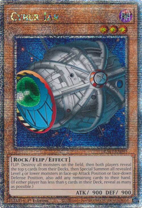 Cyber Jar (Quarter Century Secret Rare) [RA03-EN095] Quarter Century Secret Rare | Gam3 Escape