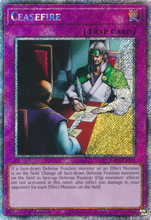 Ceasefire (Platinum Secret Rare) [RA03-EN105] Platinum Secret Rare | Gam3 Escape