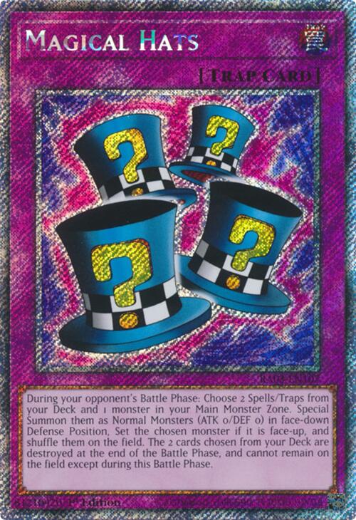 Magical Hats (Platinum Secret Rare) [RA03-EN107] Platinum Secret Rare | Gam3 Escape