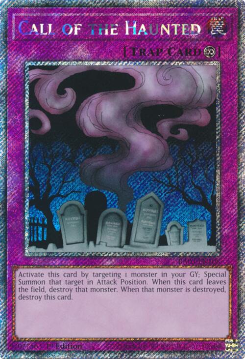 Call of the Haunted (Platinum Secret Rare) [RA03-EN108] Platinum Secret Rare | Gam3 Escape