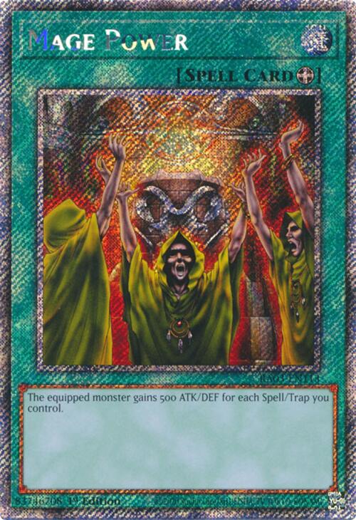 Mage Power (Platinum Secret Rare) [RA03-EN113] Platinum Secret Rare | Gam3 Escape