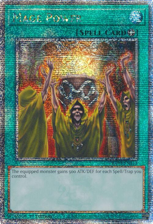 Mage Power (Quarter Century Secret Rare) [RA03-EN113] Quarter Century Secret Rare | Gam3 Escape