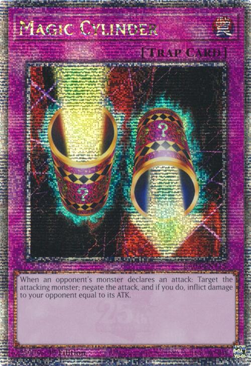 Magic Cylinder (Quarter Century Secret Rare) [RA03-EN115] Quarter Century Secret Rare | Gam3 Escape