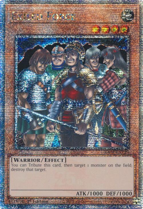 Exiled Force (Quarter Century Secret Rare) [RA03-EN119] Quarter Century Secret Rare | Gam3 Escape