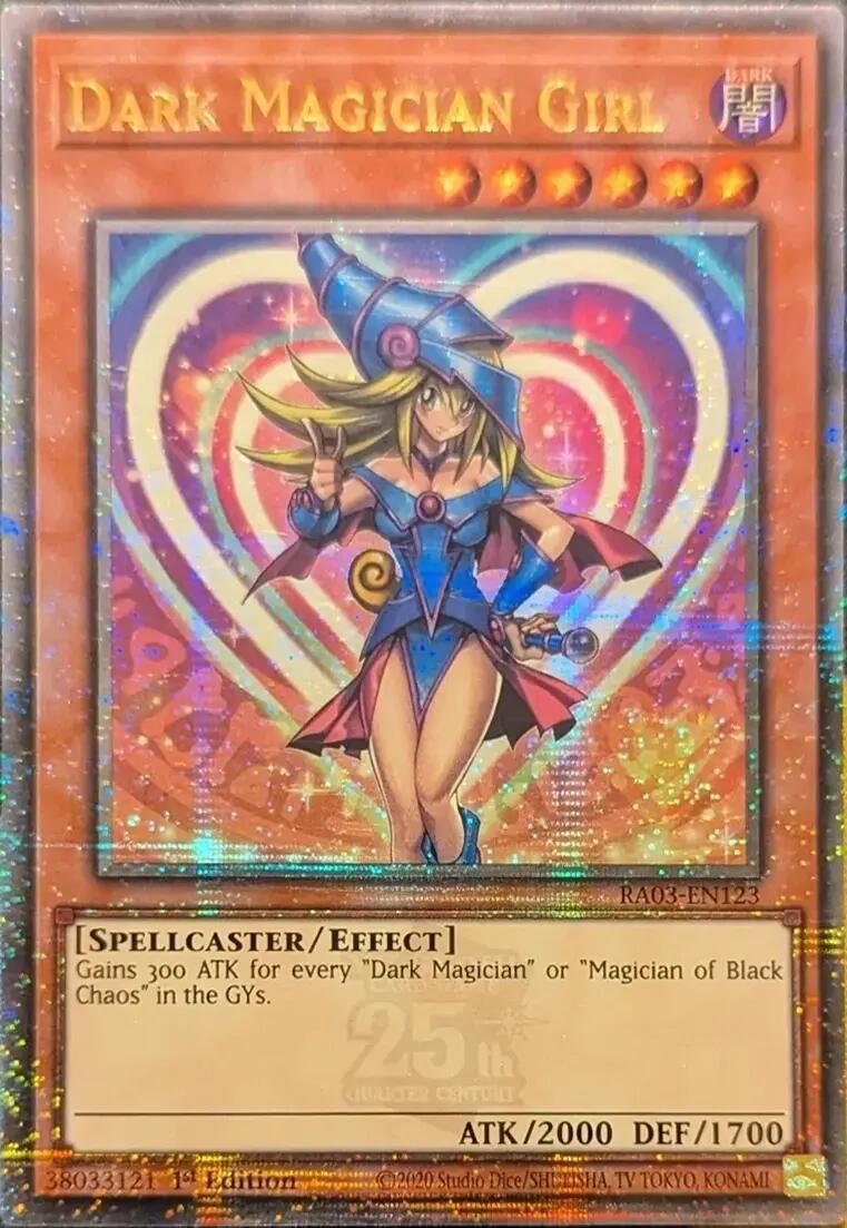 Dark Magician Girl (Quarter Century Secret Rare) [RA03-EN123] Quarter Century Secret Rare | Gam3 Escape