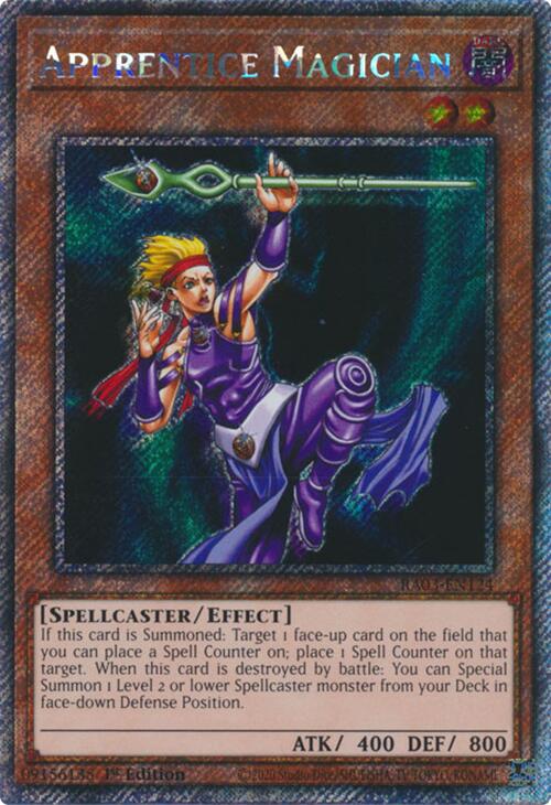 Apprentice Magician (Platinum Secret Rare) [RA03-EN124] Platinum Secret Rare | Gam3 Escape