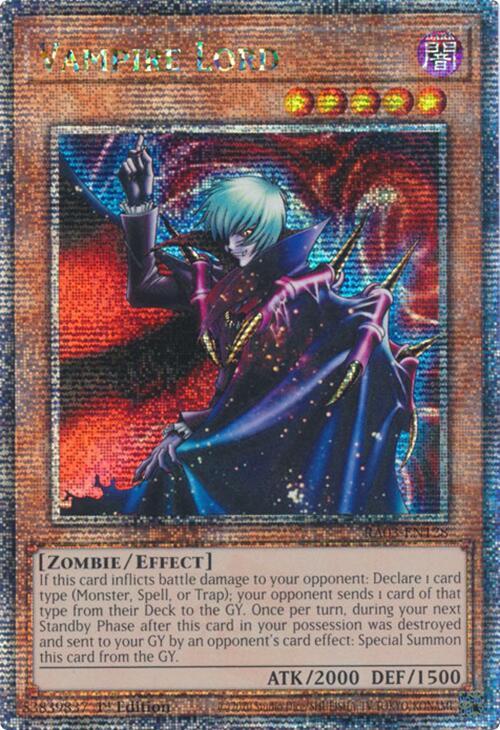 Vampire Lord (Quarter Century Secret Rare) [RA03-EN128] Quarter Century Secret Rare | Gam3 Escape