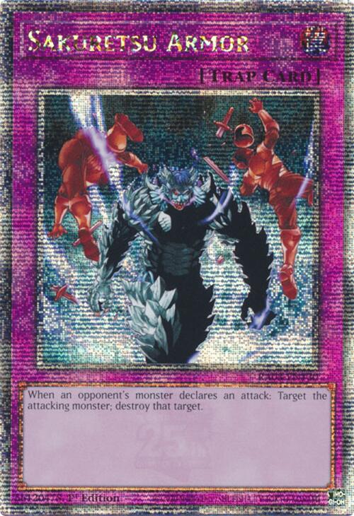 Sakuretsu Armor (Quarter Century Secret Rare) [RA03-EN130] Quarter Century Secret Rare | Gam3 Escape