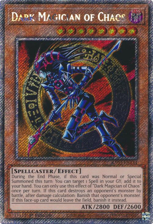 Dark Magician of Chaos (Platinum Secret Rare) [RA03-EN134] Platinum Secret Rare | Gam3 Escape
