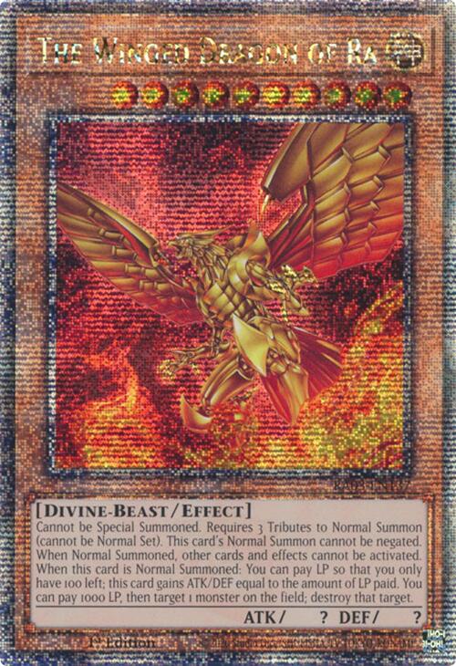 The Winged Dragon of Ra (Quarter Century Secret Rare) [RA03-EN137] Quarter Century Secret Rare | Gam3 Escape