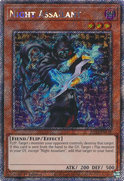 Night Assailant (Platinum Secret Rare) [RA03-EN139] Platinum Secret Rare | Gam3 Escape