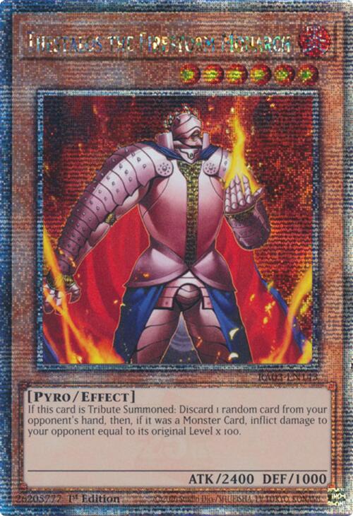 Thestalos the Firestorm Monarch (Quarter Century Secret Rare) [RA03-EN143] Quarter Century Secret Rare | Gam3 Escape