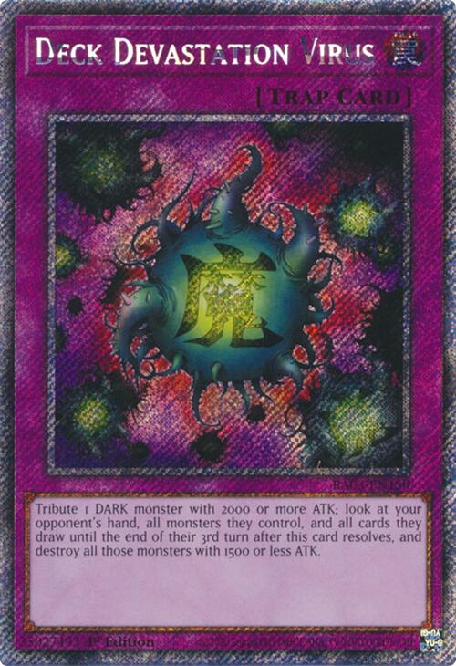 Deck Devastation Virus (Platinum Secret Rare) [RA03-EN150] Platinum Secret Rare | Gam3 Escape