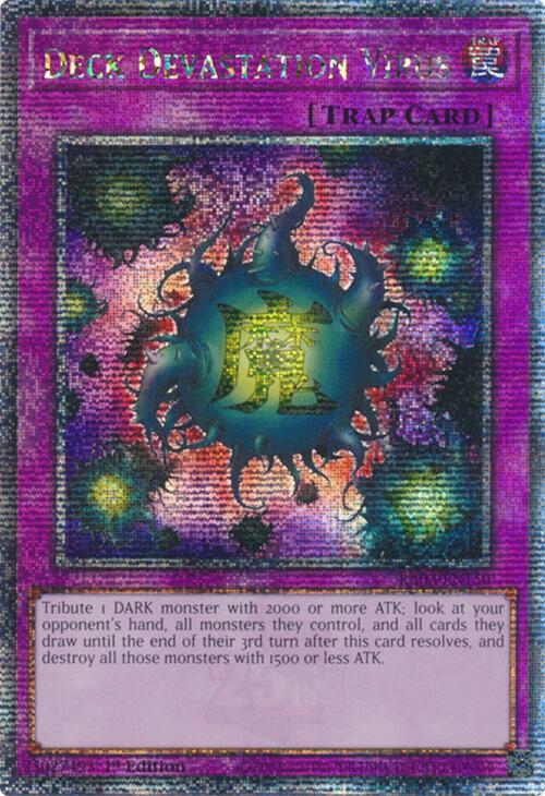 Deck Devastation Virus (Quarter Century Secret Rare) [RA03-EN150] Quarter Century Secret Rare | Gam3 Escape