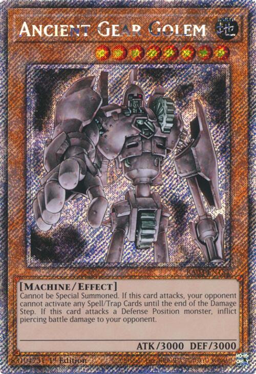 Ancient Gear Golem (Platinum Secret Rare) [RA03-EN151] Platinum Secret Rare | Gam3 Escape