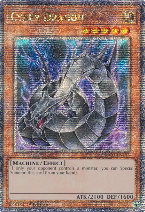 Cyber Dragon (Quarter Century Secret Rare) [RA03-EN155] Quarter Century Secret Rare | Gam3 Escape