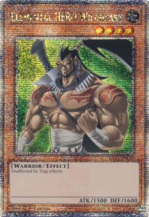 Elemental HERO Wildheart (Quarter Century Secret Rare) [RA03-EN157] Quarter Century Secret Rare | Gam3 Escape