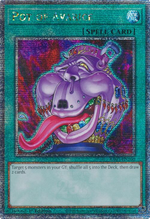 Pot of Avarice (Quarter Century Secret Rare) [RA03-EN160] Quarter Century Secret Rare | Gam3 Escape