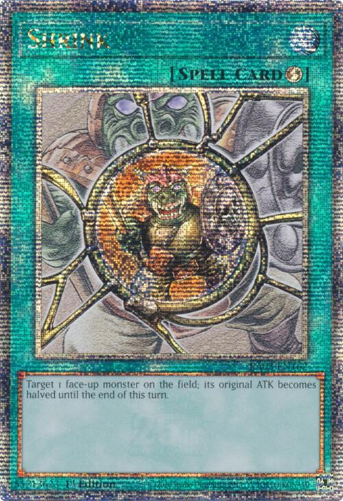 Shrink (Quarter Century Secret Rare) [RA03-EN162] Quarter Century Secret Rare | Gam3 Escape