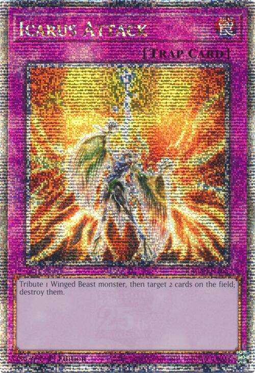 Icarus Attack (Quarter Century Secret Rare) [RA03-EN165] Quarter Century Secret Rare | Gam3 Escape